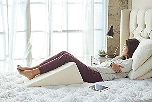 Acid Reflux / Back Pain / Allergies / Snoring / Heartburn - Quilted Breathable / Washable Zip Cover