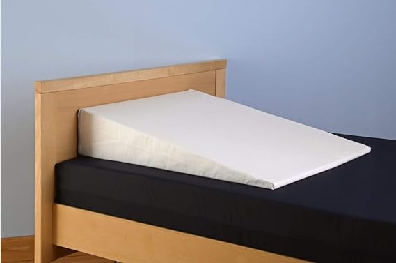 Extra Large Triangle Memory Foam Wedge - Incline Support Pillow for Back, Leg Elevation, GERD &amp; Sciatica Relief