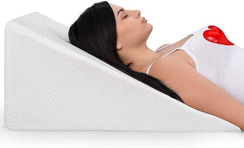 Acid Reflux / Back Pain / Allergies / Snoring / Heartburn - Quilted Breathable / Washable Zip Cover