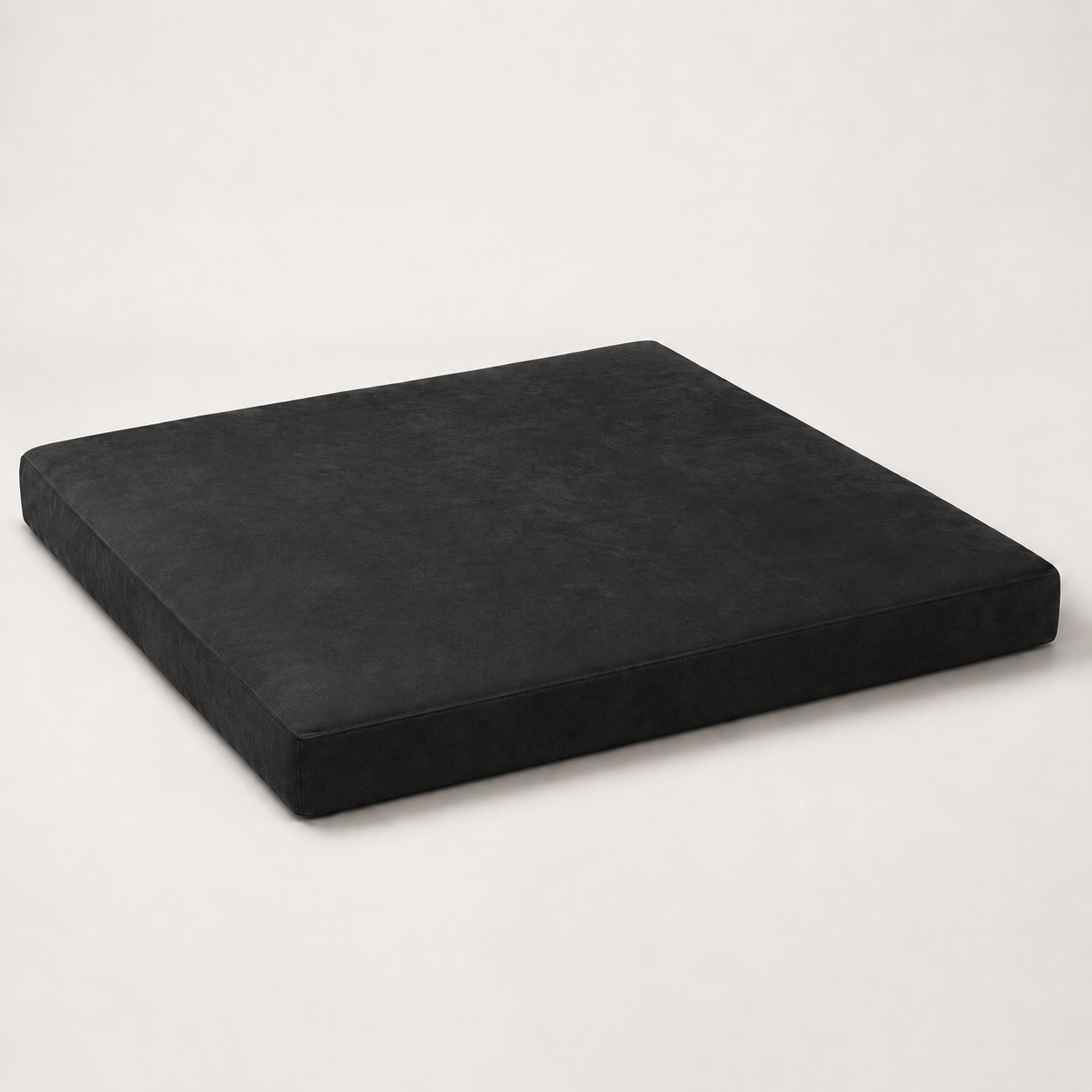 Large Meditation Cushion 80 x 80 cm – Thick Square Floor Cushion for Yoga, Relaxation & Home Seating – Brown